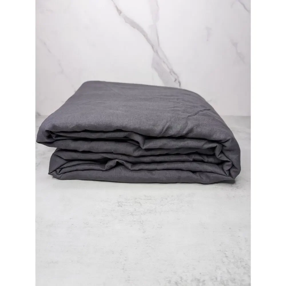 Quince linen Duvet Cover-nightfall